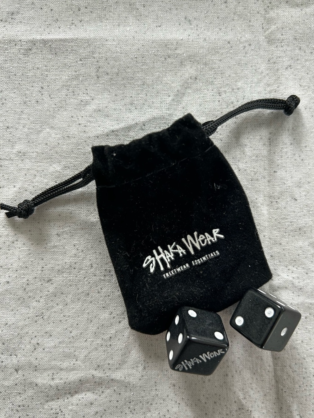✨NEW✨ Limited Edition Shakawear Custom Pair of Dice with Velvet Pouch